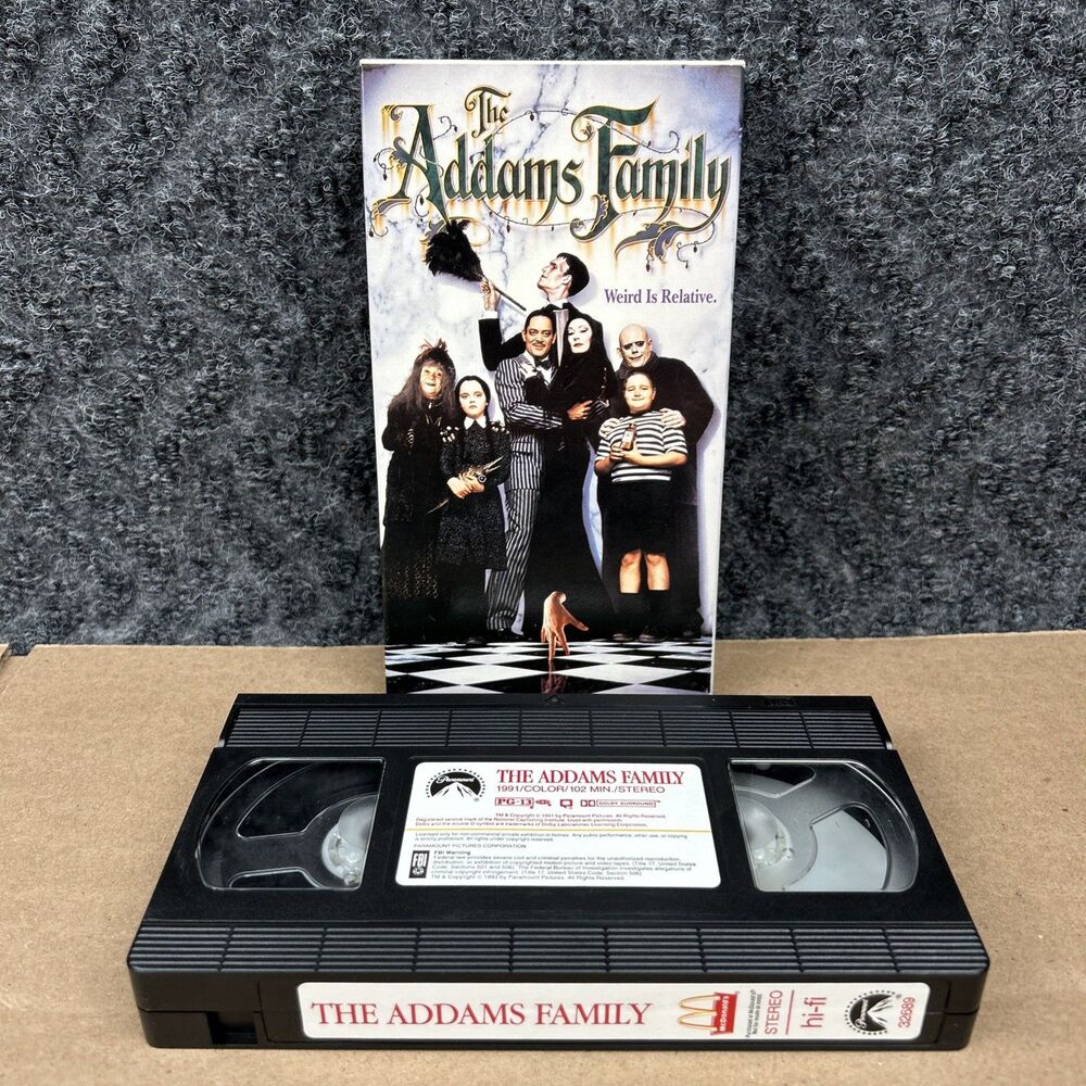 The Addams Family VHS 1993 McDonald's Promotional Copy